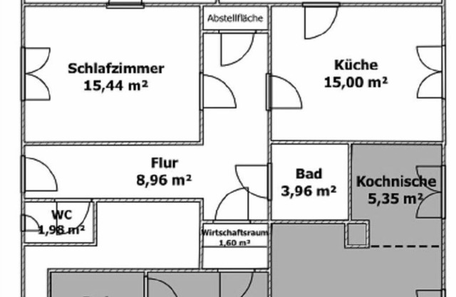 Apartment, shower, toilet - Apartments Siggelkow