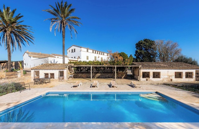 Apartamento "Son Crespi Vell" con piscina, Wi-Fi, terraza y jardín