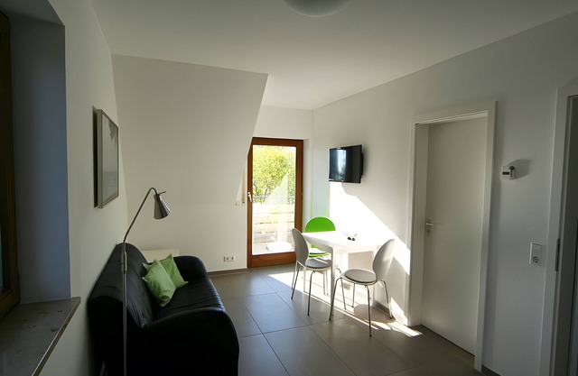 Apartamento 'Sonnendeck con balcón', vistas al lago, terraza comunitaria y wifi