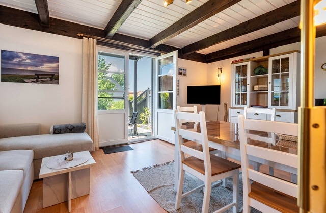 Apartamento 'To Huus Pellworm' con terraza privada, jardín privado y Wi-Fi