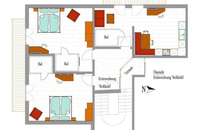 Apartment type Reißkofel - Waldpension Ranner