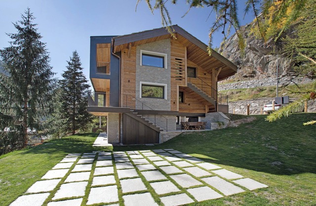 Apartamento 'Valgrisa Mountain Lodges 3' con vistas a la montaña, terraza privada y Wi-Fi