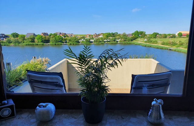 Apartamento 'Watt'n Utsicht' con vistas al mar, balcón y Wi-Fi