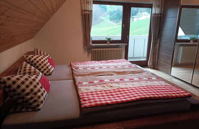 Apartamento 'Wiesenblick' con balcón y Wi-Fi