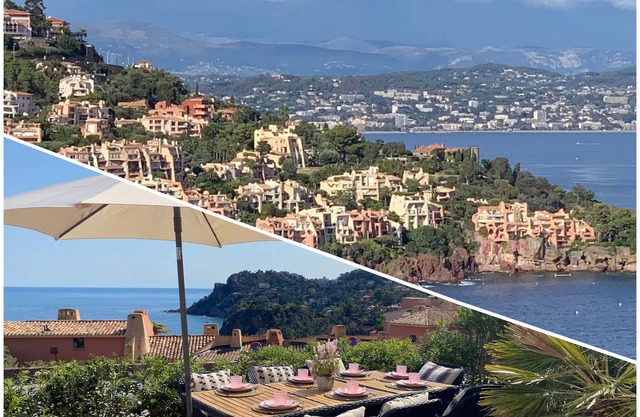 Apartment with sea view, 70m² terrace and direct access to the sea