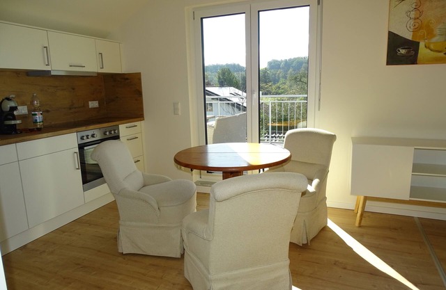 Apartment with sun terrace directly in the local recreation area