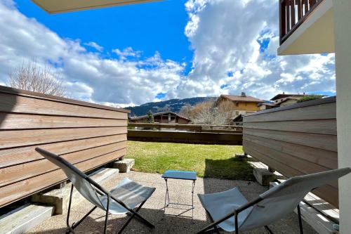 Apartment with terrace and view on the Mont Blanc