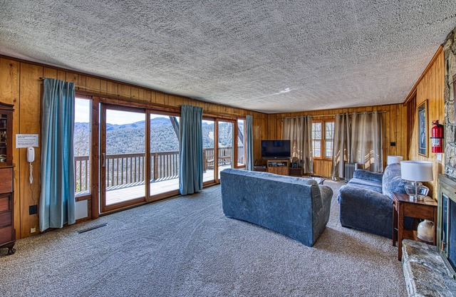 Appalachian Arcade! VIEW! 4500 FT high! Huge 3BR house! Fiber Wifi, WD, A/C!