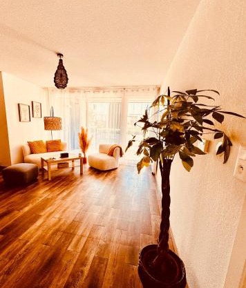 Appartement 2 chambres cosy proche aéroport et MEETT au pied du tram
