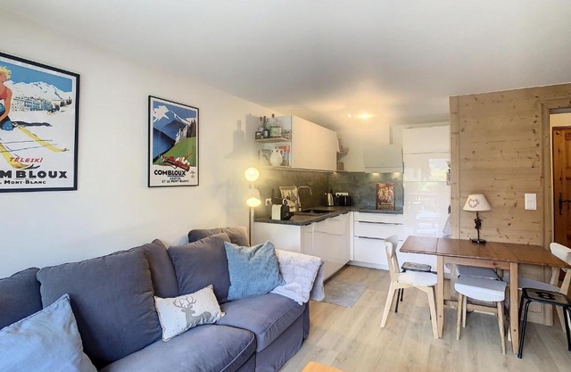 Appartement 2 pièces + cabine à proximité du village et téléski, cuisine équipée - FR-1-560-89