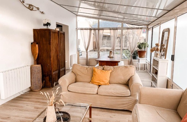 Appartement avec jardin 10 min des plages