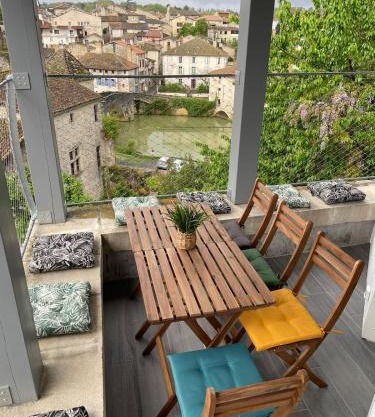 Appartement avec vue et sauna - Centre Nérac
