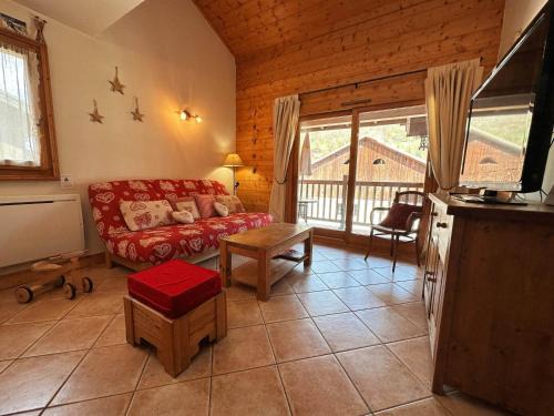 Appartement cosy avec balcon et parking au centre de Samoëns, proche du ski-bus - FR-1-624-158