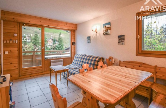 Appartement cosy 4 pers, balcon sud, pied des pistes, village Chinaillon - FR-1-391-166