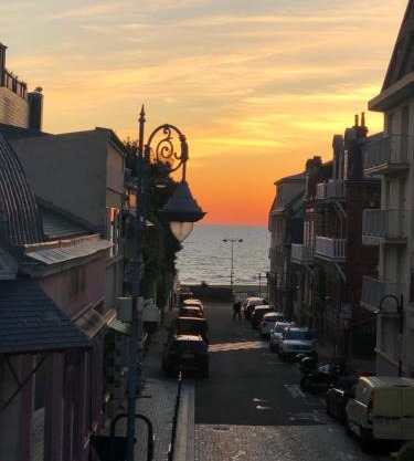 Appartement cosy avec grande terrasse vue mer