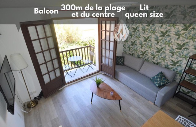 Appartement, duplex à 500m de la mer avec balcon