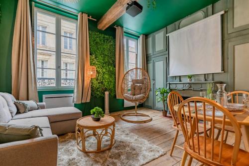 Appartement Jungle - Libourne Centre - Sauna & Terrasse