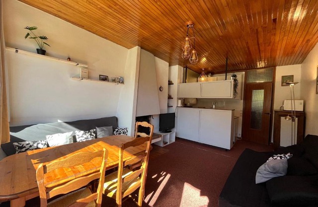 Appartement lumineux sur piste avec balcon et réductions ski - FR-1-165A-182