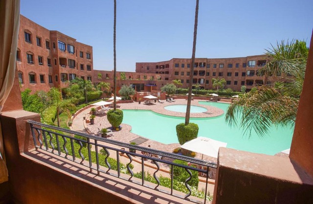 Appartement luxueux au cœur du palmier de Marrakech - Vue piscine