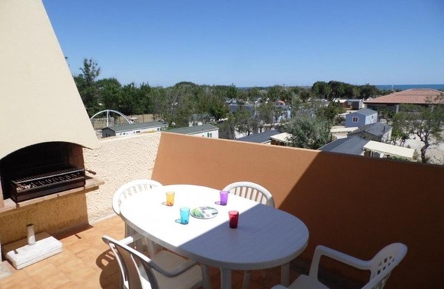 Appartement studio cabine mezzanine, 4-6 couchages, parking privé, proche plage - FR-1-326-592