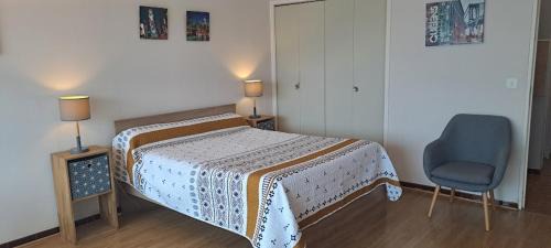 Appartement T1 central pour cures courts séjours