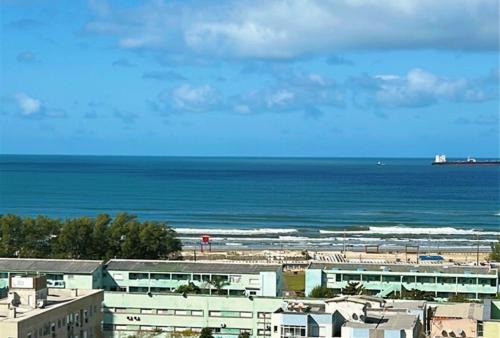 Apto com linda vista para o Mar