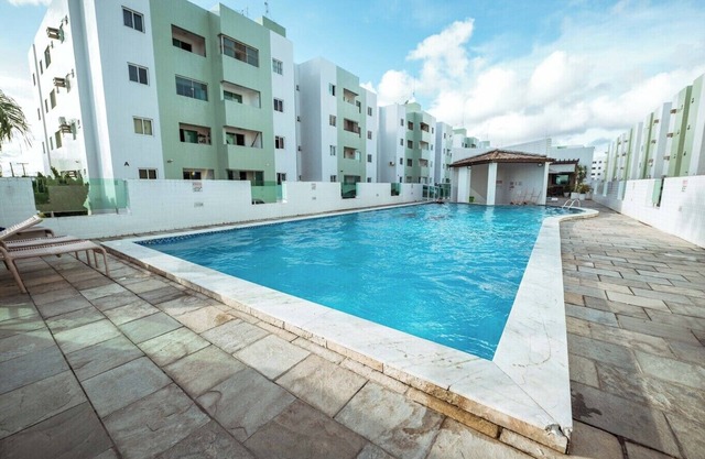 Apto com WiFi e piscina em localização estratégica