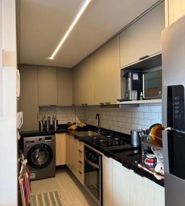 Apto completo em Cabedelo, proximo a João Pessoa com 2 quartos, cozinha completa e ar condicionado e varanda Gourmet
