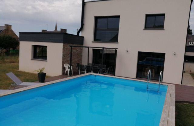 Casa de arquitecto con piscina