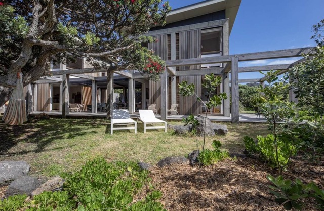 Architecturally designed beach front house