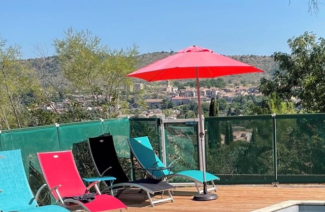 Ardèche meridional, casa de la piscina privada