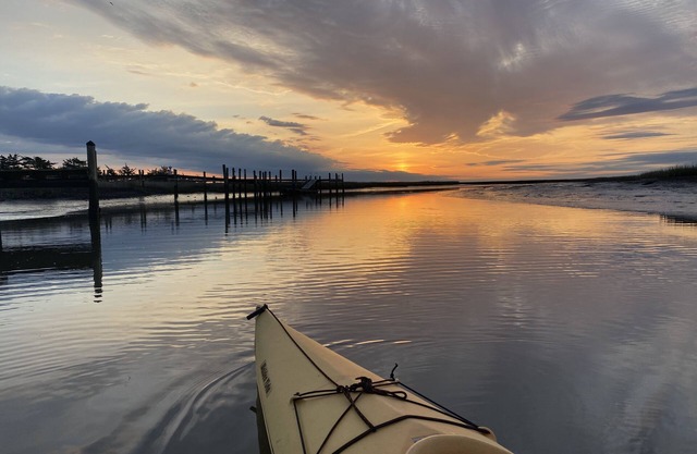 Tan cerca como puedas llegar al océano al sur de Chincoteague