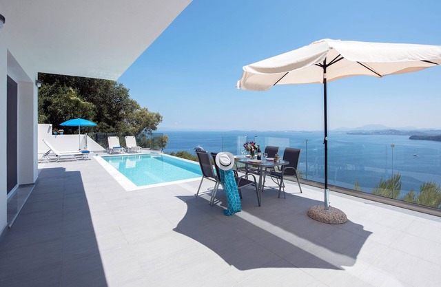 Astounding Corfu Villa | 2 Bedrooms | Villa Clara | Wonderful Sea & Mountain Views | Pirgi