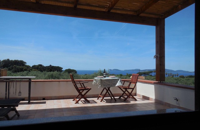 STUDIO ATTIC WITH LARGE VERANDA VIEW OF THE SEA