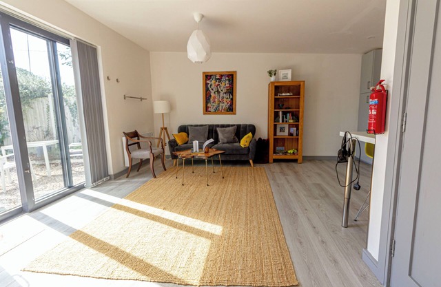 Attractive light-filled detached apartment near the sea in an East Cork village.