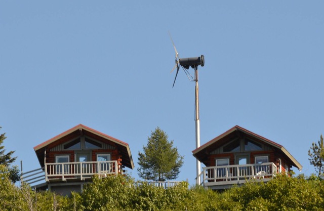 Augustine Cabin overlooking the waters of Cook Inlet