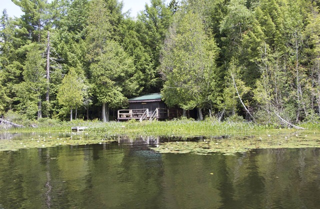 ***** Authentic Adirondack Waterfront Cabin, Se aceptan mascotas 2 dormitorios 1 baño *****