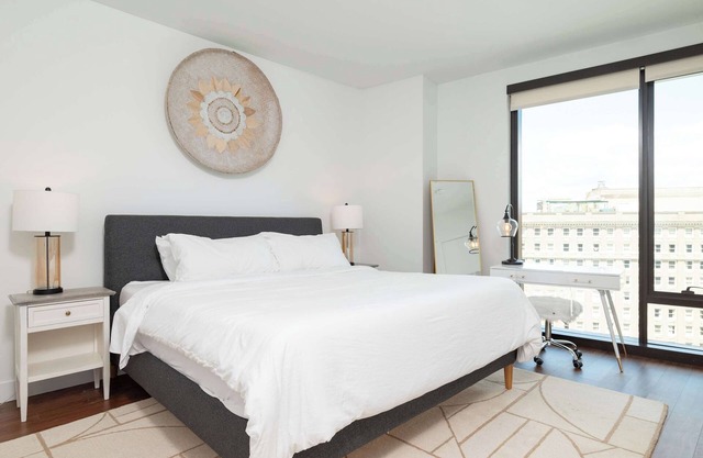 Back-Bay Lux Central 2BR Condo with Rooftop and Parking