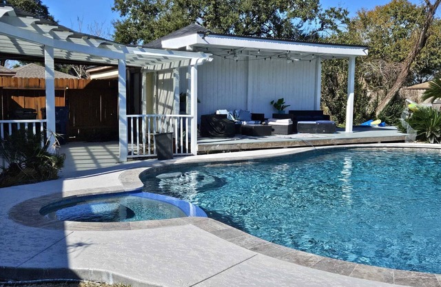 Backyard oasis