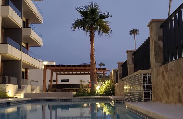 Baja Getaway with sunset by the sea in beautiful Plaza del Mar, Rosarito