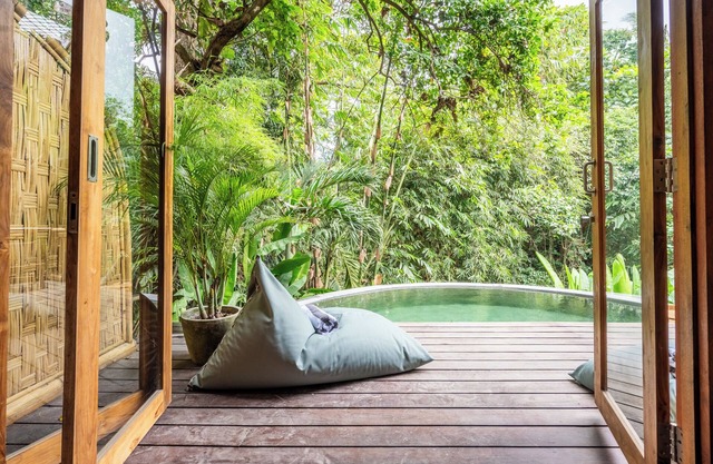 Bambu Twins1, 2 Bedroom Villa Near Nyanyi Beach-TanahLot
