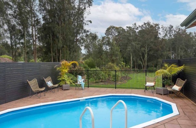 "Banyula" in Bawley where the bush meets the beach pool included
