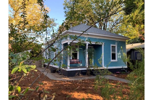Barber Neighborhood Blue Bungalow