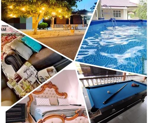 Basrie Villa Pagoh - Mini Cinema , Karaoke , Private Pool , WiFi , NetFlix