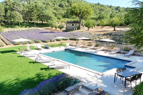 Bastide de l'Esclat - Pool - lavender fields