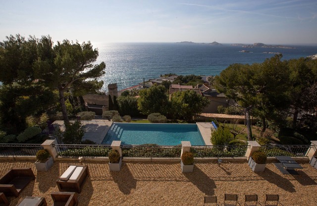 Bastide vue mer Marseille Avec Piscine
