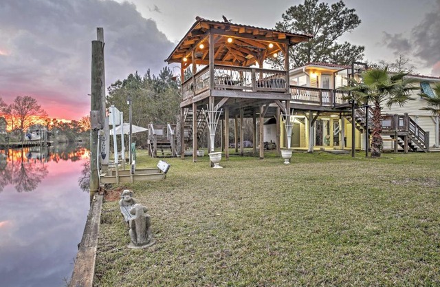 Bay St Louis House with Boat Dock and Launch!