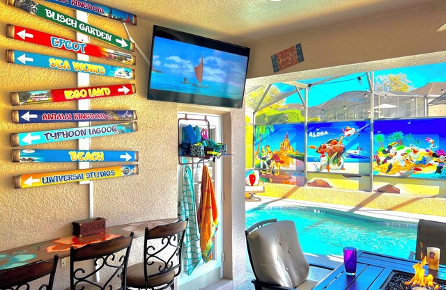 UPSCALE All New❄️Frozen & Star Wars Rms🏰DISNEY THEMED🏄🏻‍♂️Piscina Privada🏓Game Rm w / A. C