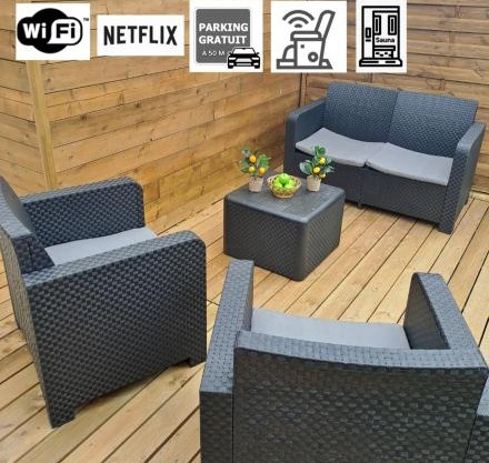 Be Zen ô Bizet Sauna Fauteuil Massant Jardin