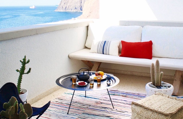 Apartamento en la playa con diseño modernista